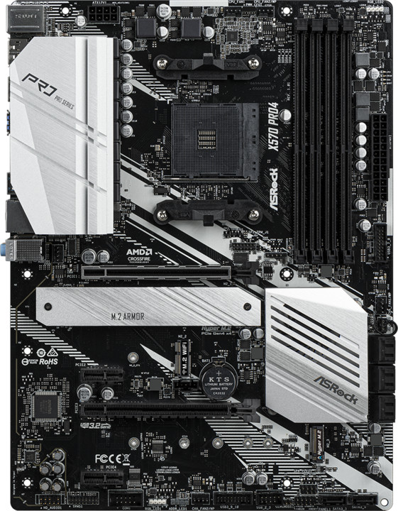 Pllakë amë ASRock X570 PRO4 - AMD X570