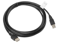 Kabllo Lanberg, USB A / USB A, 3 m, e zezë
