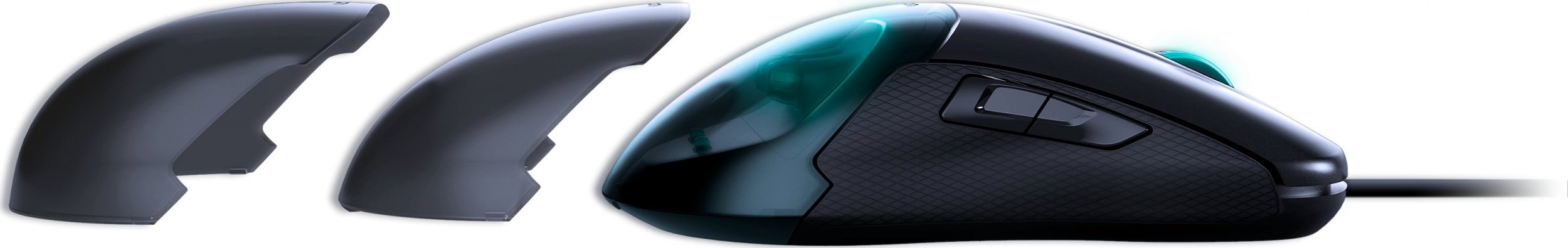 Гејминг глушец Nacon GM-500 E-SPORT, 6400 DPI, со кабел, црн