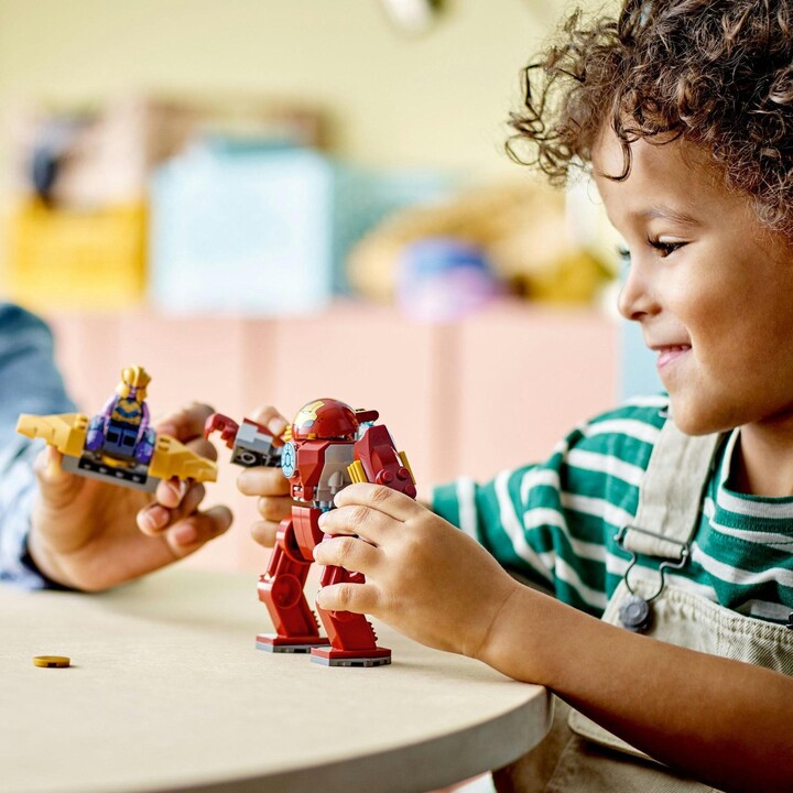 Set LEGO® Marvel 76263 Iron Man Hulkbuster Vs. Thanos, 66 pjesë