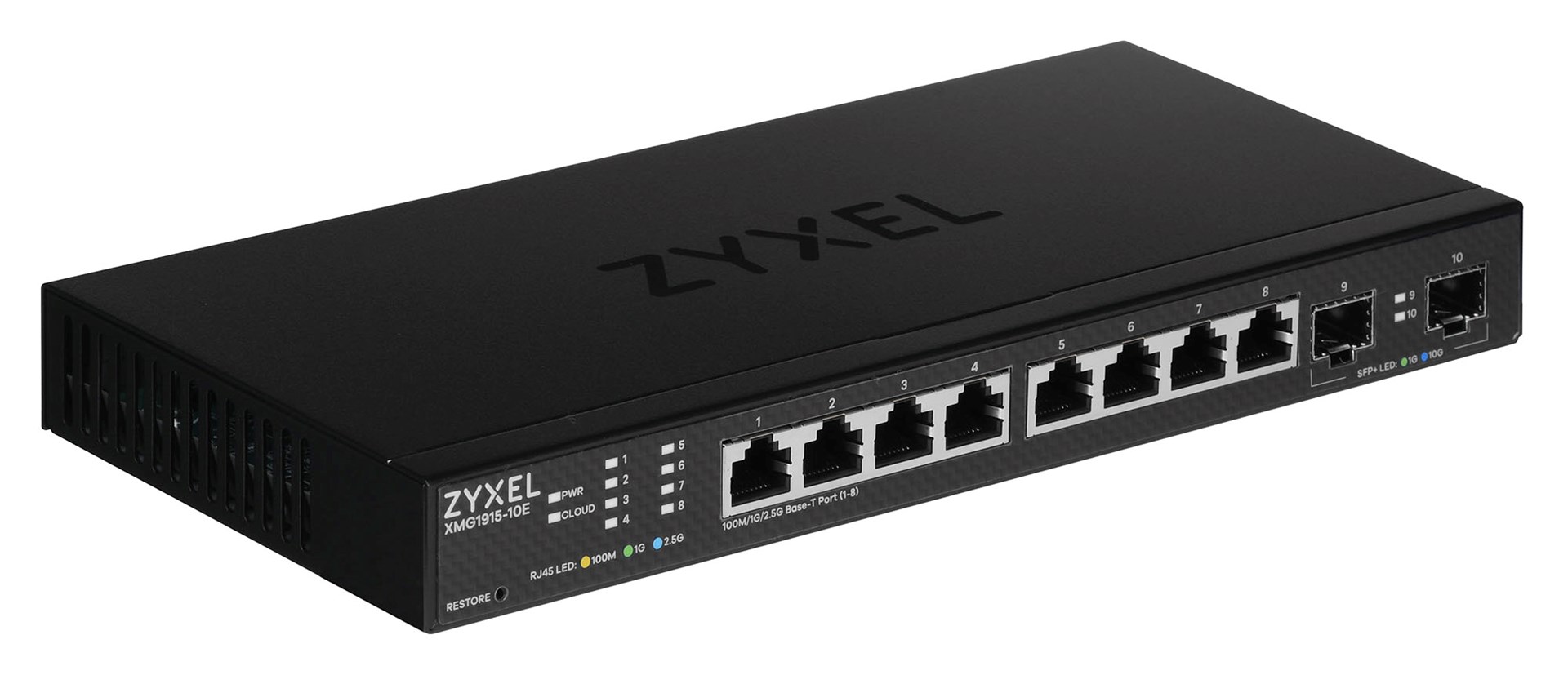Switch rrjeti Zyxel XMG1915-10E, 8 porta 2.5GbE, 2 porte 10G SFP+