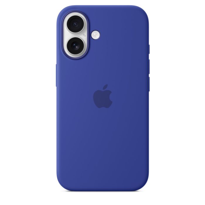 Apple iPhone 16 Silicone Case with MagSafe, Ultramarine (Seasonal)