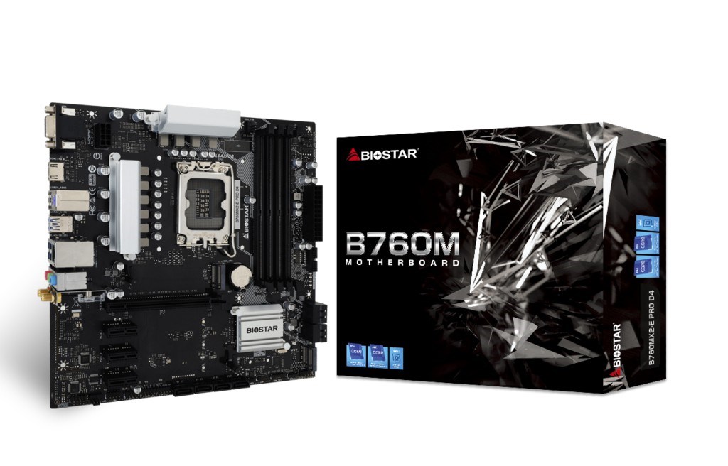 Pllakë amë BIOSTAR B760MX2-E PRO D4