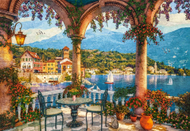 Puzzle Castorland Mediterranean Veranda, 1000 pjesë, peizazh mesdhetar, shumëngjyrësh