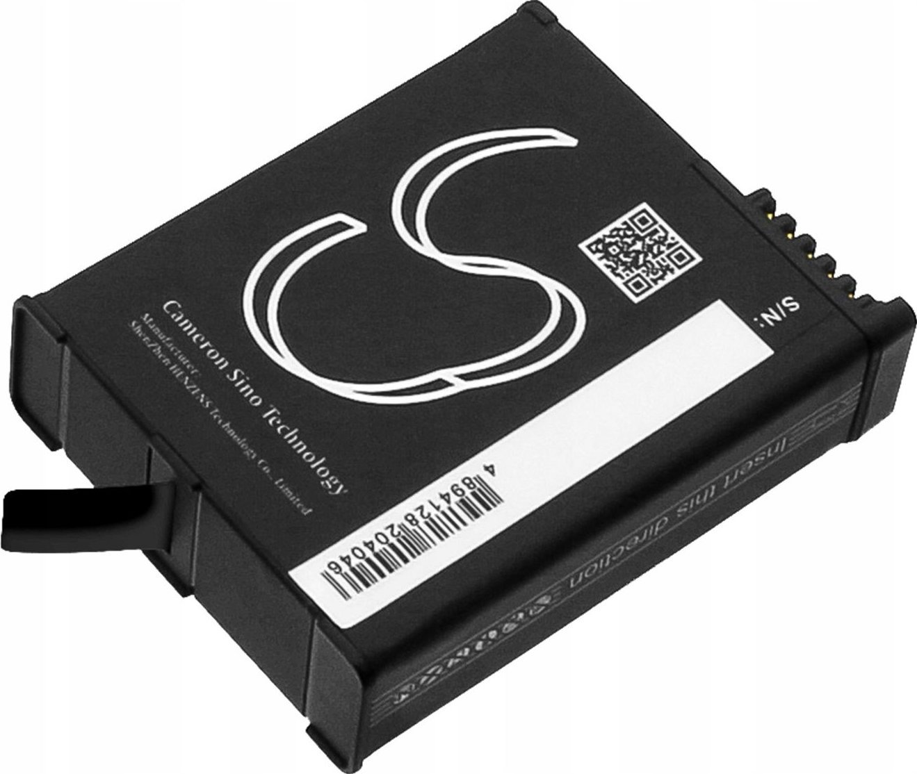 Bateri kamerë aksioni Cameron Sino BCX202, 1800mAh 6.93Wh, Li ion, e zezë