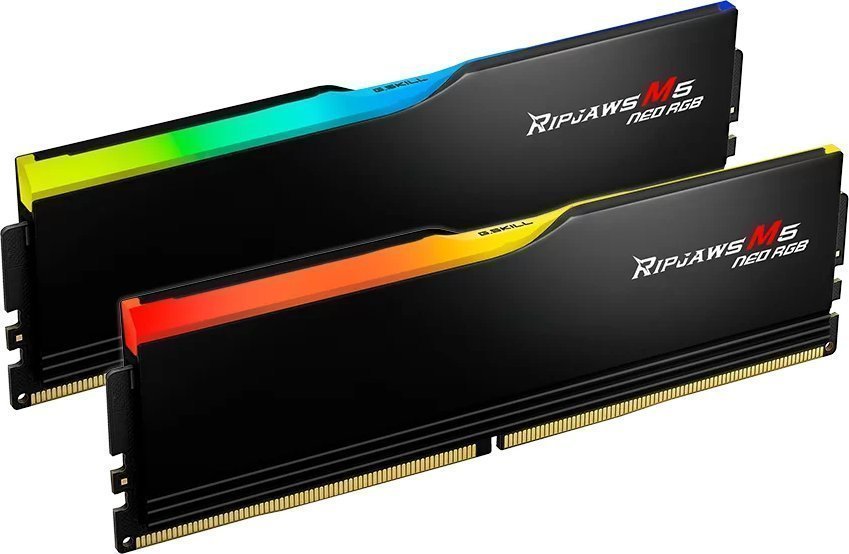 Memorie RAM G.Skill Ripjaws M5 RGB F5-6000J3636F32GX2-RM5NRK, 64GB DDR5, 6000MHz, e zezë