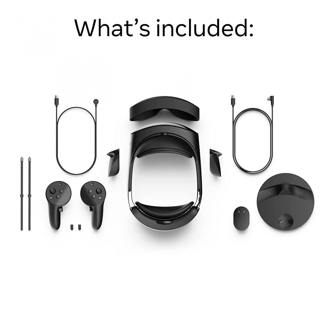 Syze VR Meta Quest Pro, realitet i përzier, wireless, të zeza