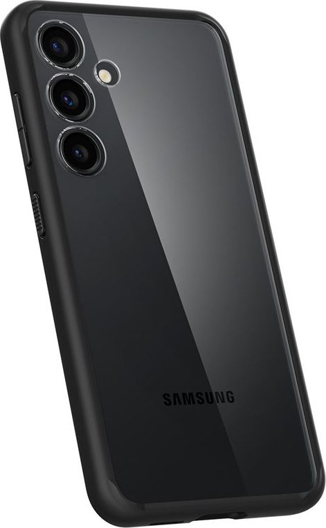 Mbulesë telefoni Spigen Ultra Hybrid, për Samsung Galaxy S24, transparente, e zezë mat
