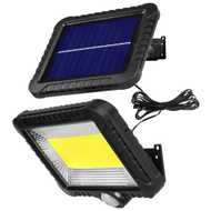 Prozhektor LED me sensor Maclean MCE438, solar, për jashtë, i zi