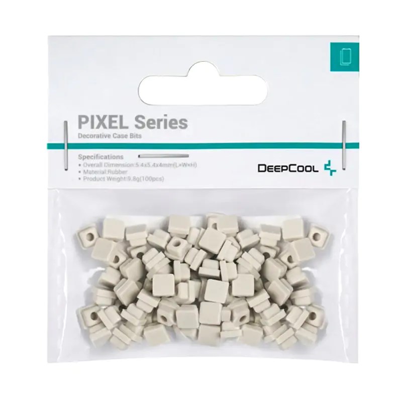 Aksesor dekorativ DeepCool Pixel, për kasa PC, gri