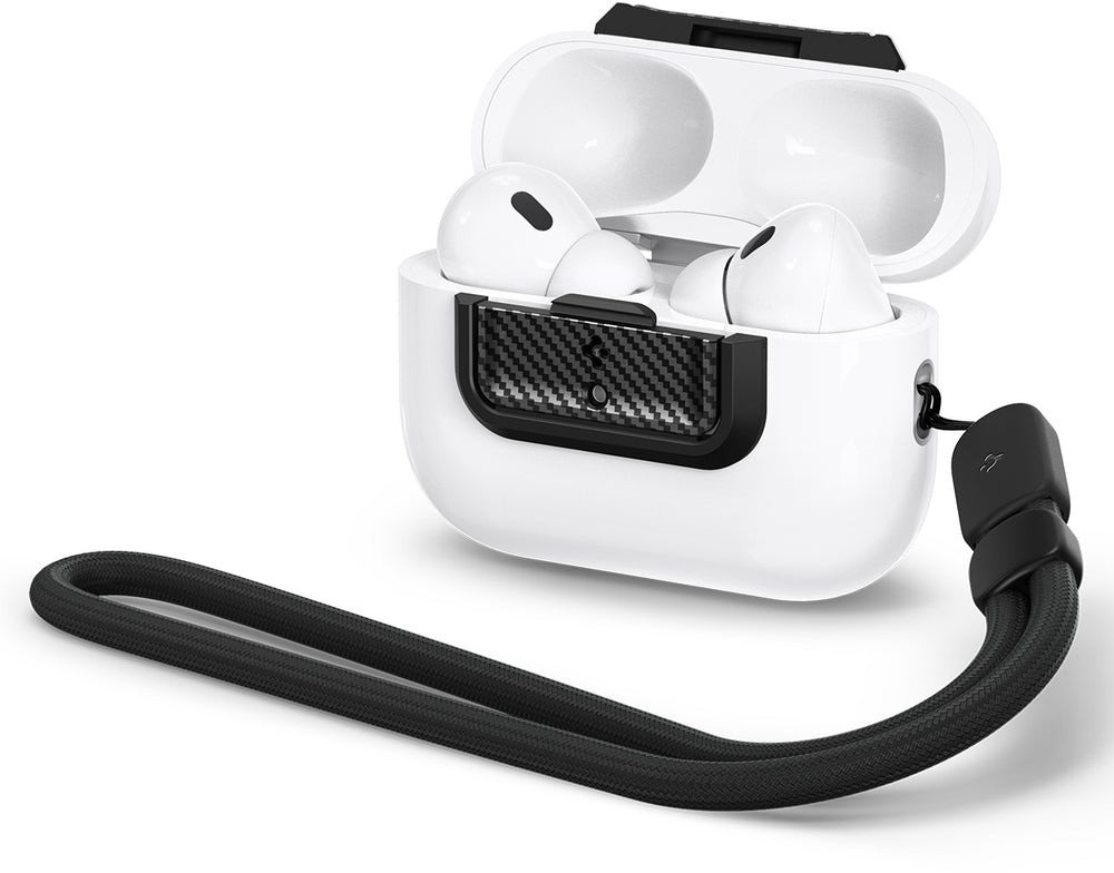 Këllëf për kufje Spigen Lock Fit M Carbon, për AirPods Pro 1/2, i zi