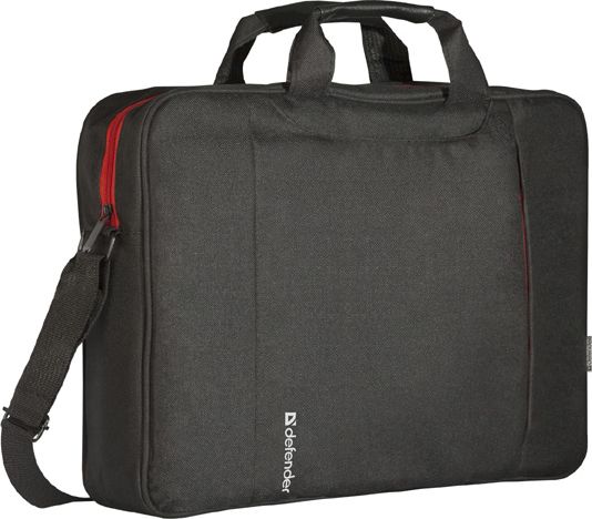 Çantë laptopi Defender Geek Bag 15.6", poliester, xhep për aksesorë, e zezë