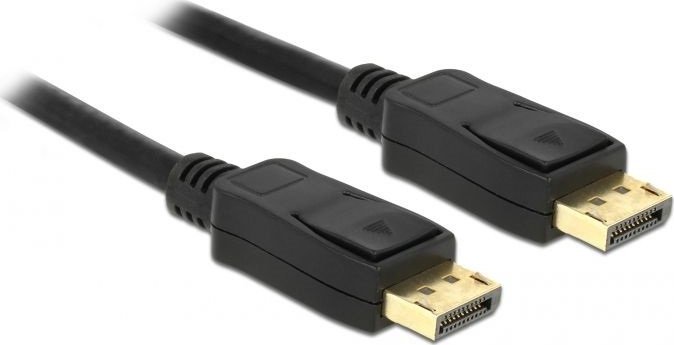 Kabllo Delock DisplayPort - DisplayPort, 10m, e zezë