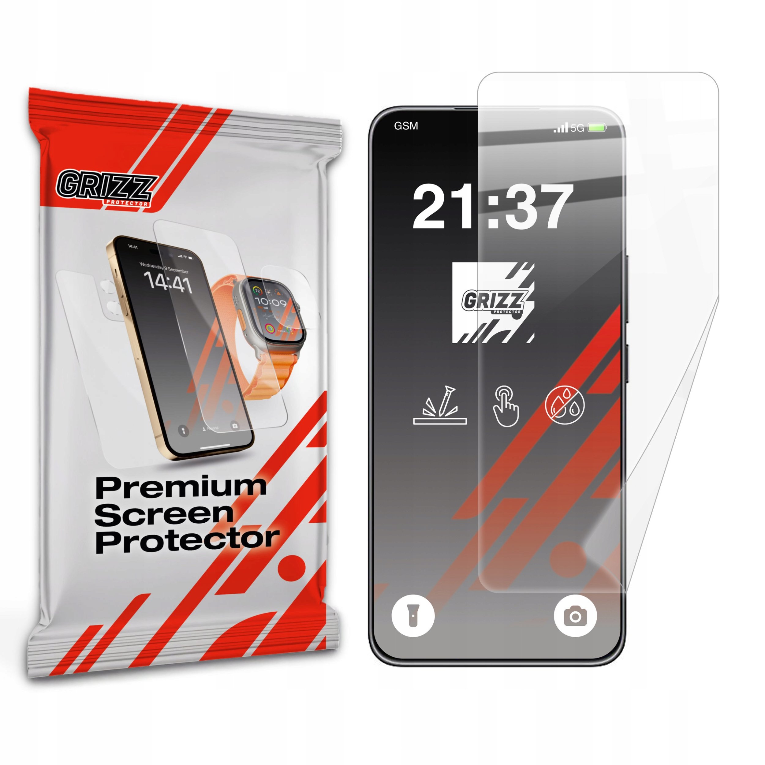 Fole mbrojtëse qeramike Grizz për Honor X60 GT, transparente