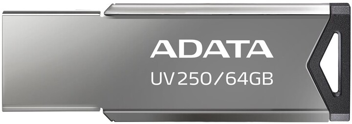 USB ADATA UV250 - 64 GB, сребро
