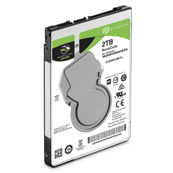 Hard disk Seagate BarraCuda, 2TB, 2.5", 5400RPM, 128MB Cache