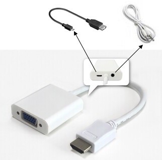 Konvertues i HDMI në VGA PremiumCord