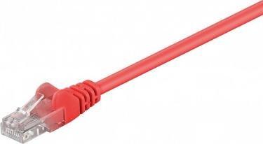 Kabllo rrjeti Wentronic Goobay CAT 5e, U/UTP, 1m, e kuqe
