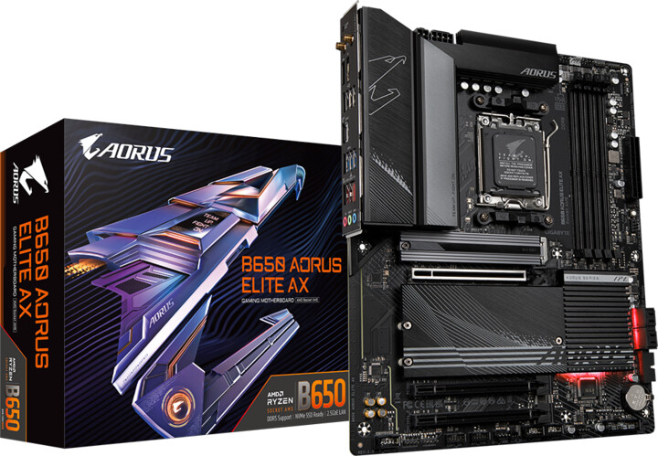 Pllakë amë GIGABYTE B650 AORUS Elite AX - AMD B650