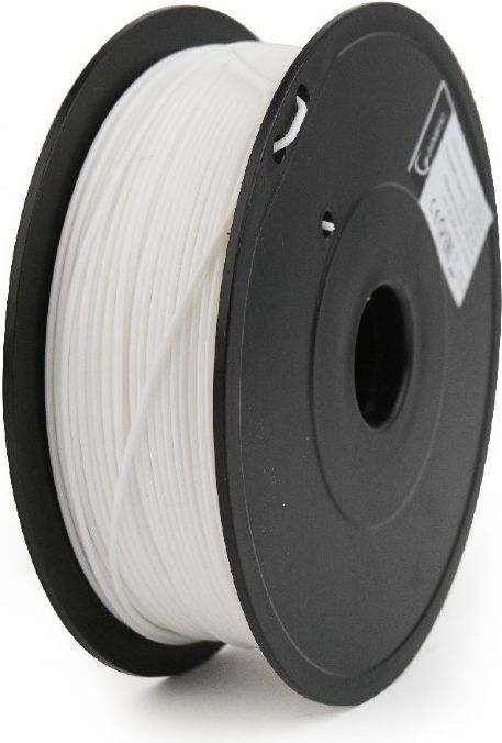 Filament për printim 3D Gembird (filament), PLA+, 1,75mm, 1kg, i bardhë