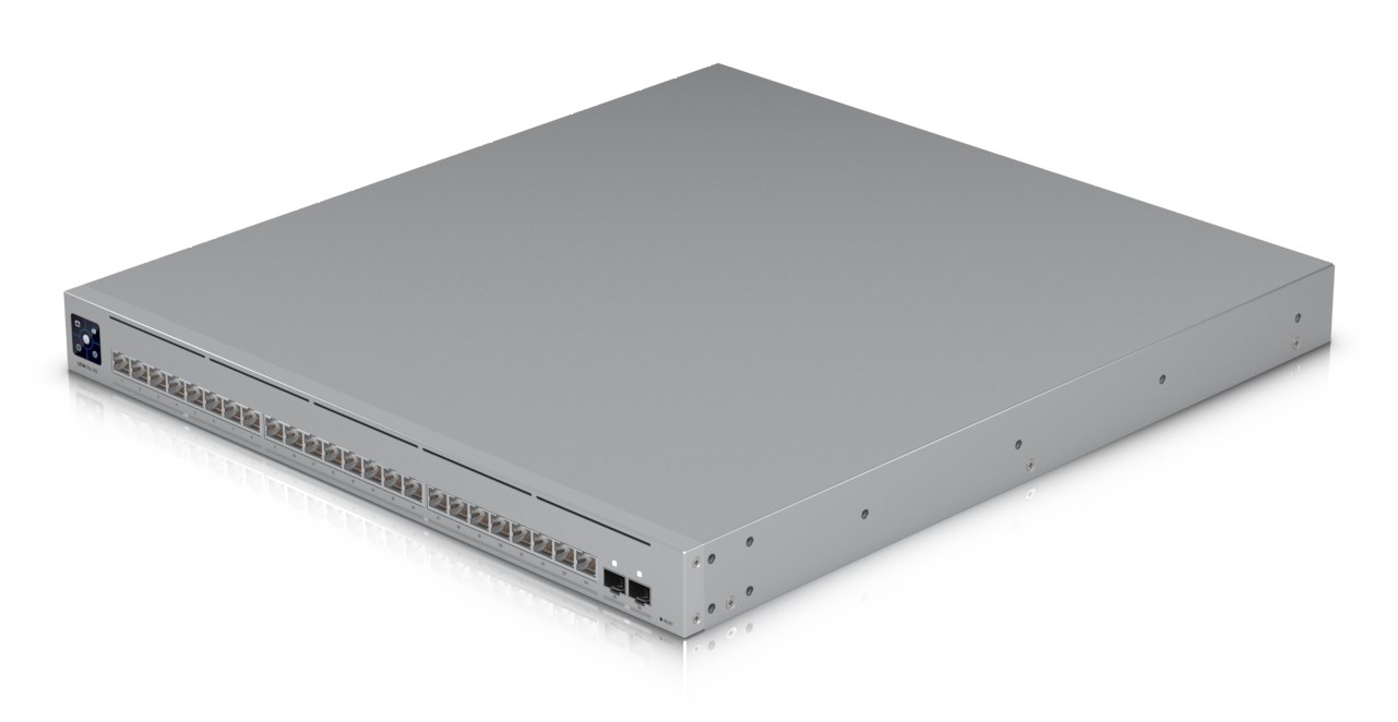 Switch Ubiquiti UniFi Pro XG 24, 24 porta 10GbE, L2 L3, argjendtë