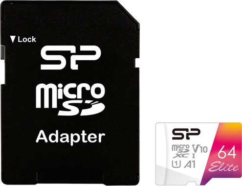 Kartë memorje Silicon Power Elite MicroSDXC, 64GB, Class 10 UHS I U1 A1 V10 2