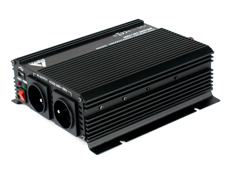 Konvertues AZO Digital 12 VDC / 230 VAC Automotive IPS-2000, 2000W