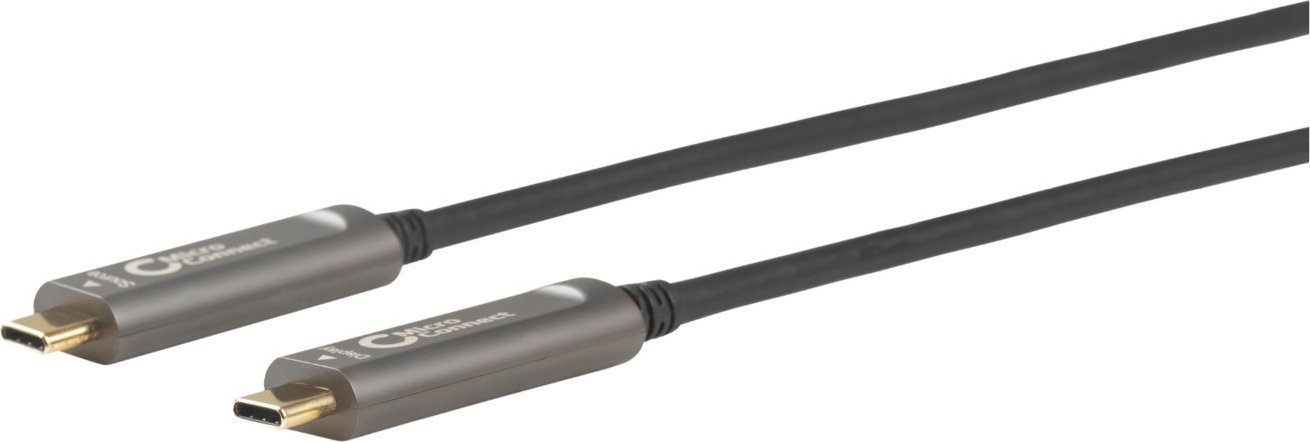 Kabllo USB MicroConnect USB C në USB C, 20 m, USB 3.2 Gen 1, i zi
