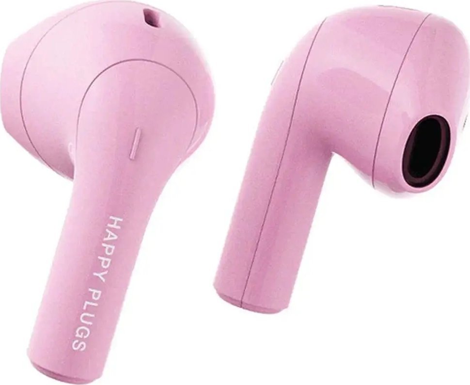 Kufje pa tela Happy Plugs Joy, True Wireless, 29 orë bateri, rozë