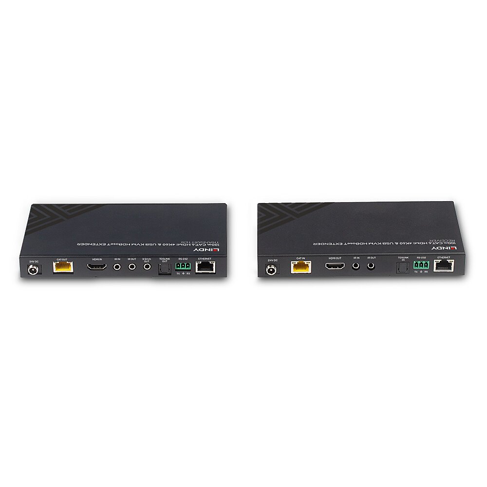 Extender HDMI Lindy HDBaseT KVM 100m, 4K60, Cat.6, i zi