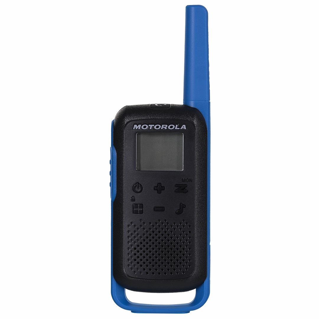 Radiolidhje Motorola TLKR T62, set 2 copë, USB, blu