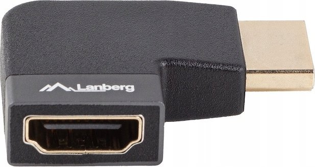 Adapter HDMI Lanberg 2.1, 8K, kënd 90°, i zi