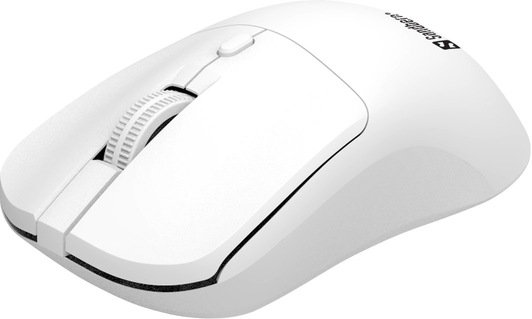 Mausi Sandberg Wireless Mouse Saver, 1600 DPI, i bardhë