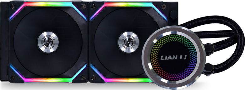 Ftohës uji për procesor Lian Li Galahad 240 SL V2, radiator 240mm, ARGB, i zi