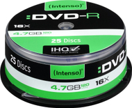 Set i DVD-R Intenso 4101154, 4.7GB, 16x, 25 copë