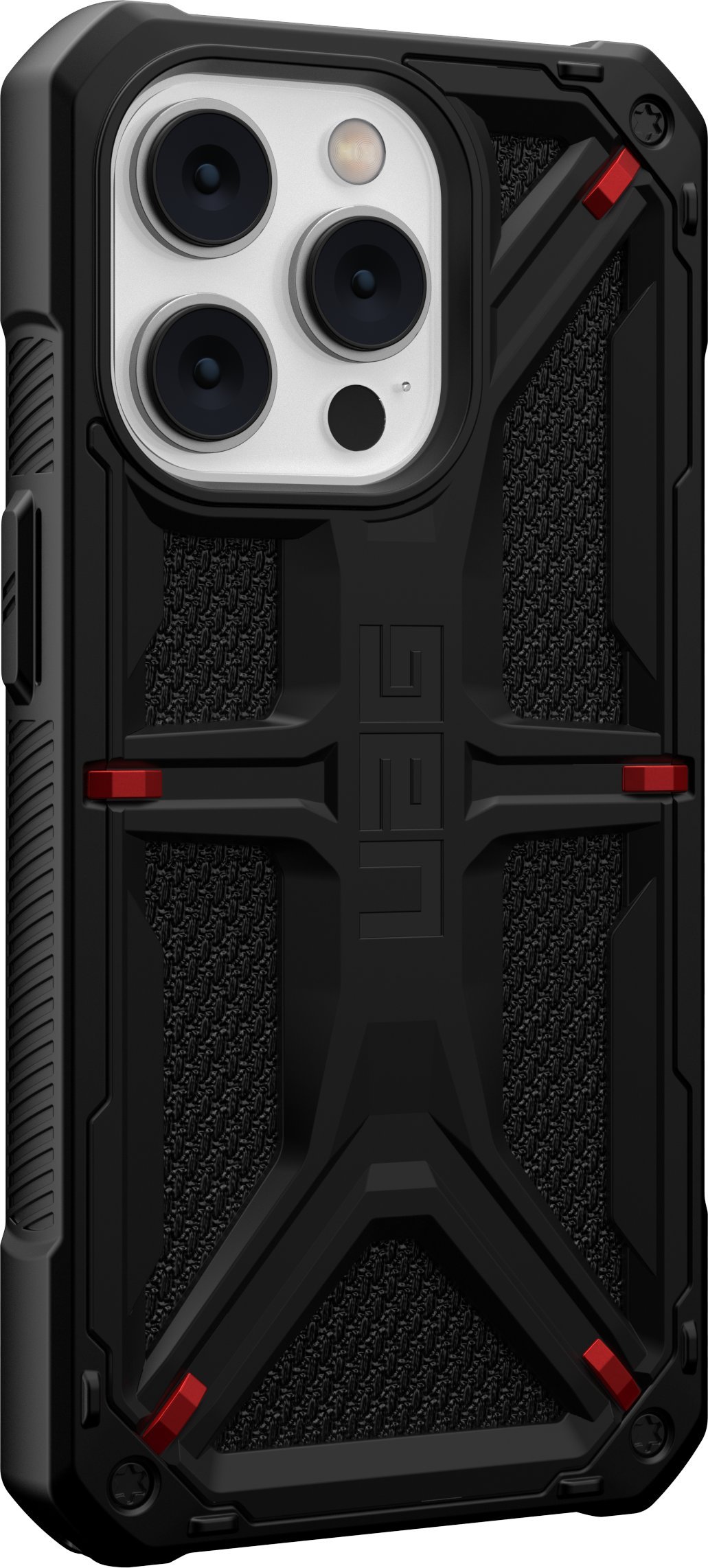 Maskë mbrojtëse UAG Monarch për iPhone 14 Pro, 6.1", kevlar, e zezë