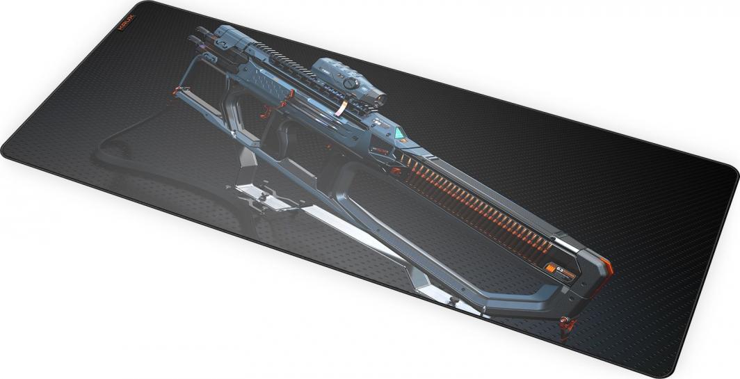 Mauspad Krux Space Gun, XXL, shumëngjyrësh