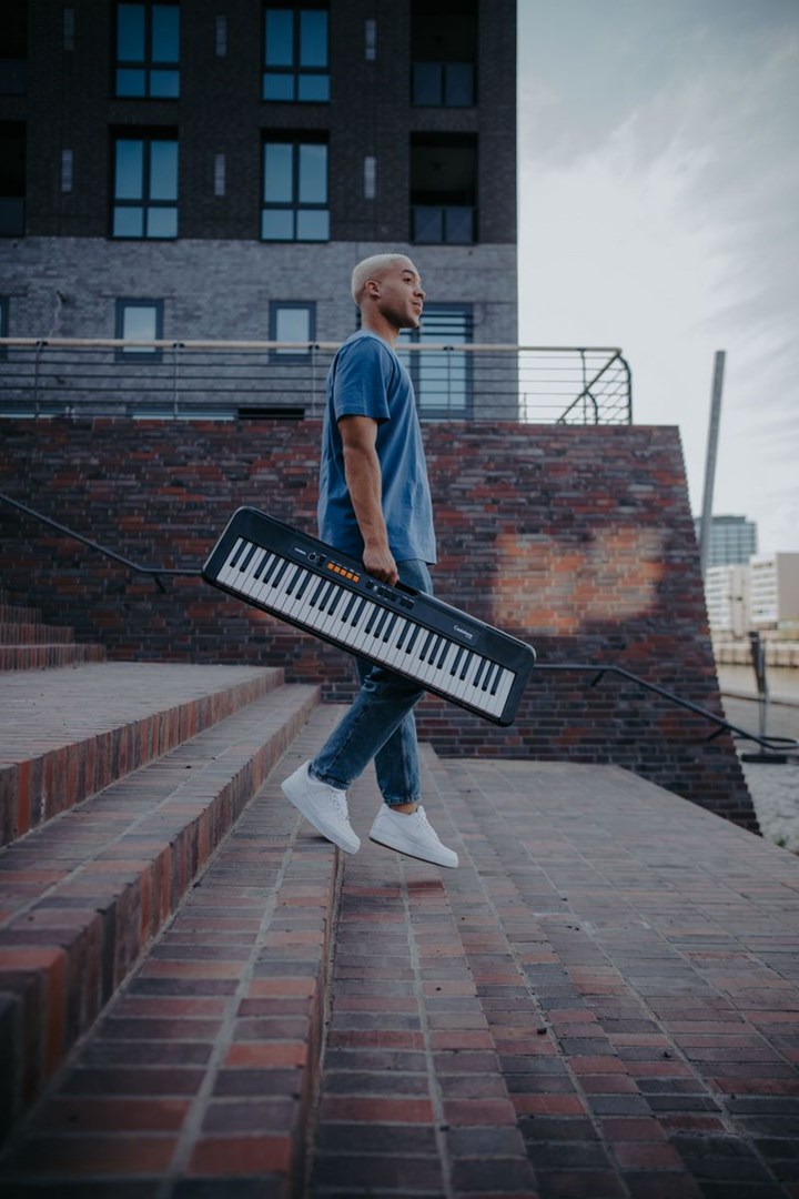Tastierë Casio Casiotone CT S100, 61 taste, altoparlantë të integruar, e zezë