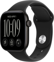 Apple Watch S12 GPS 42mm Black Aluminium Case with Black Sport Band, M/L