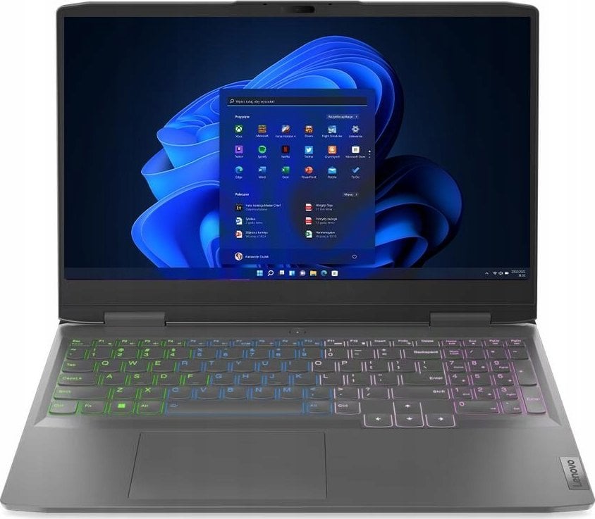Laptop Lenovo LOQ 15, 15,6"-144Hz, Intel Core i5-12450H, 16GB RAM, 512GB SSD, Nvidia RTX3050