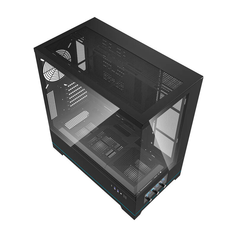 Kuti kompjuteri Darkflash DY451, ATX, xham i temperuar, e zezë