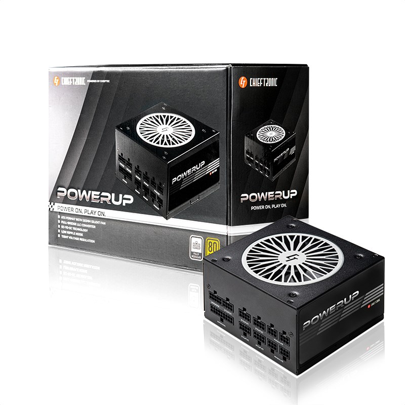 Burim energjie Chieftec PowerUp Chieftronic, 20+4 pin ATX, 650 W