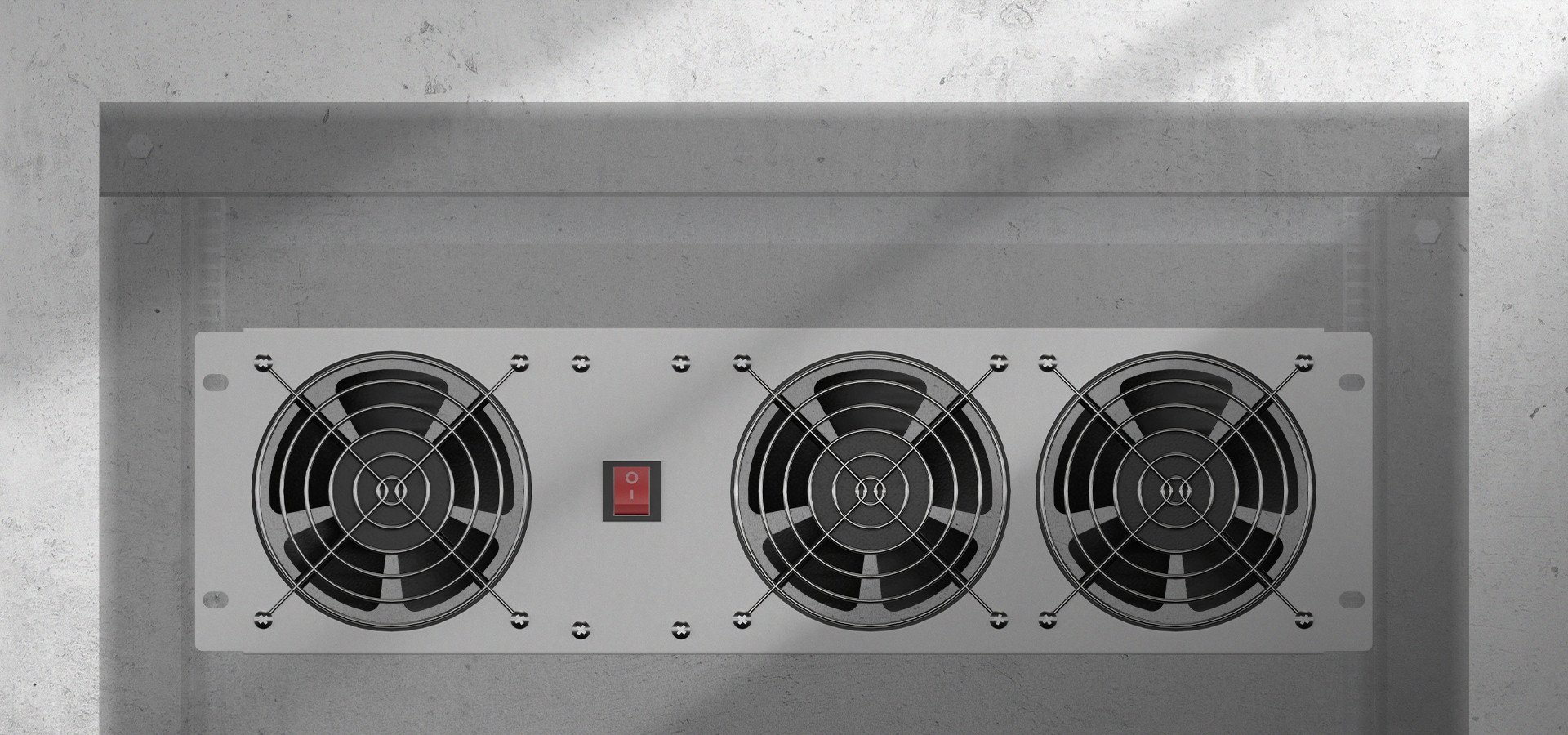 Panel vertikal ventilimi Lanberg 19", 3U, 3 ventilatorë, 230V, gri