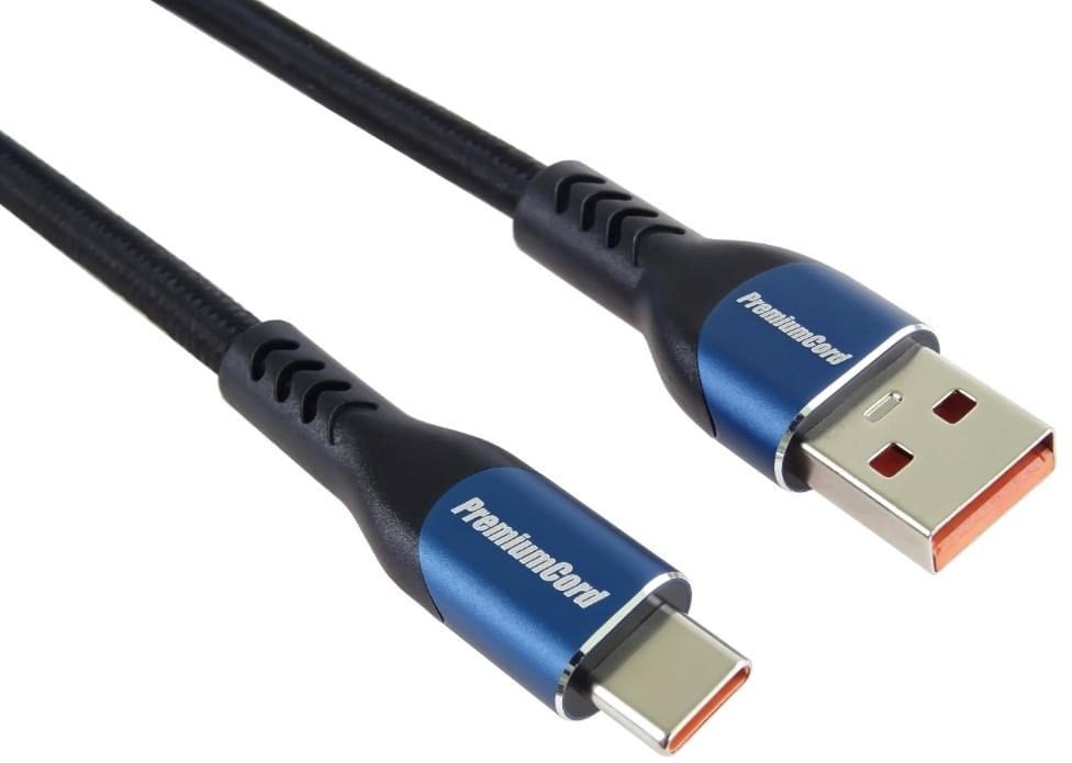 Kabllo USB OEM USB C në USB A, 5A, 1.5m, e zezë
