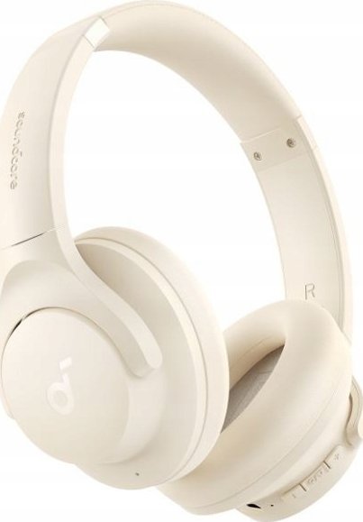 Kufje mbi vesh Anker Soundcore Q20i, Bluetooth, Anulim aktiv i zhurmës, të bardha