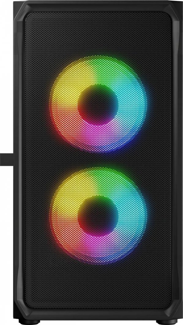 Kasë Logic Concept Portos Mini ARGB, e zezë, Mini Tower