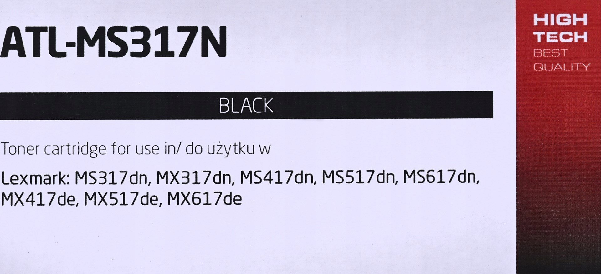 Toneri Activejet ATL-MS317N, zëvendësim për Lexmark 51B2000, i zi