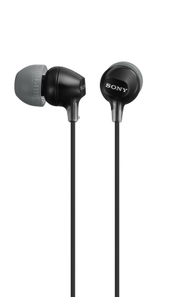 Kufje Sony MDR-EX15LPB, in-ear, të zeza