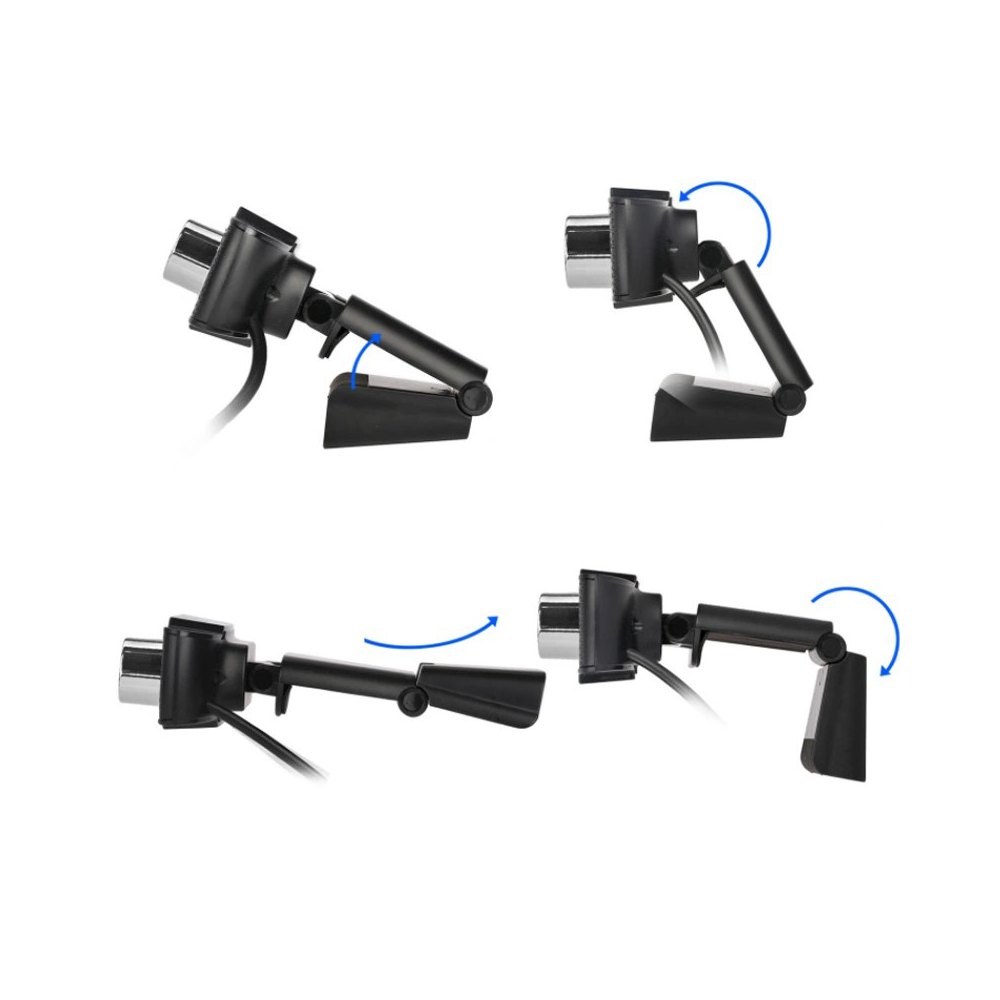 Webkamera Techly I-WEBCAM-60T, Full HD 1080p, USB 2.0, e zezë