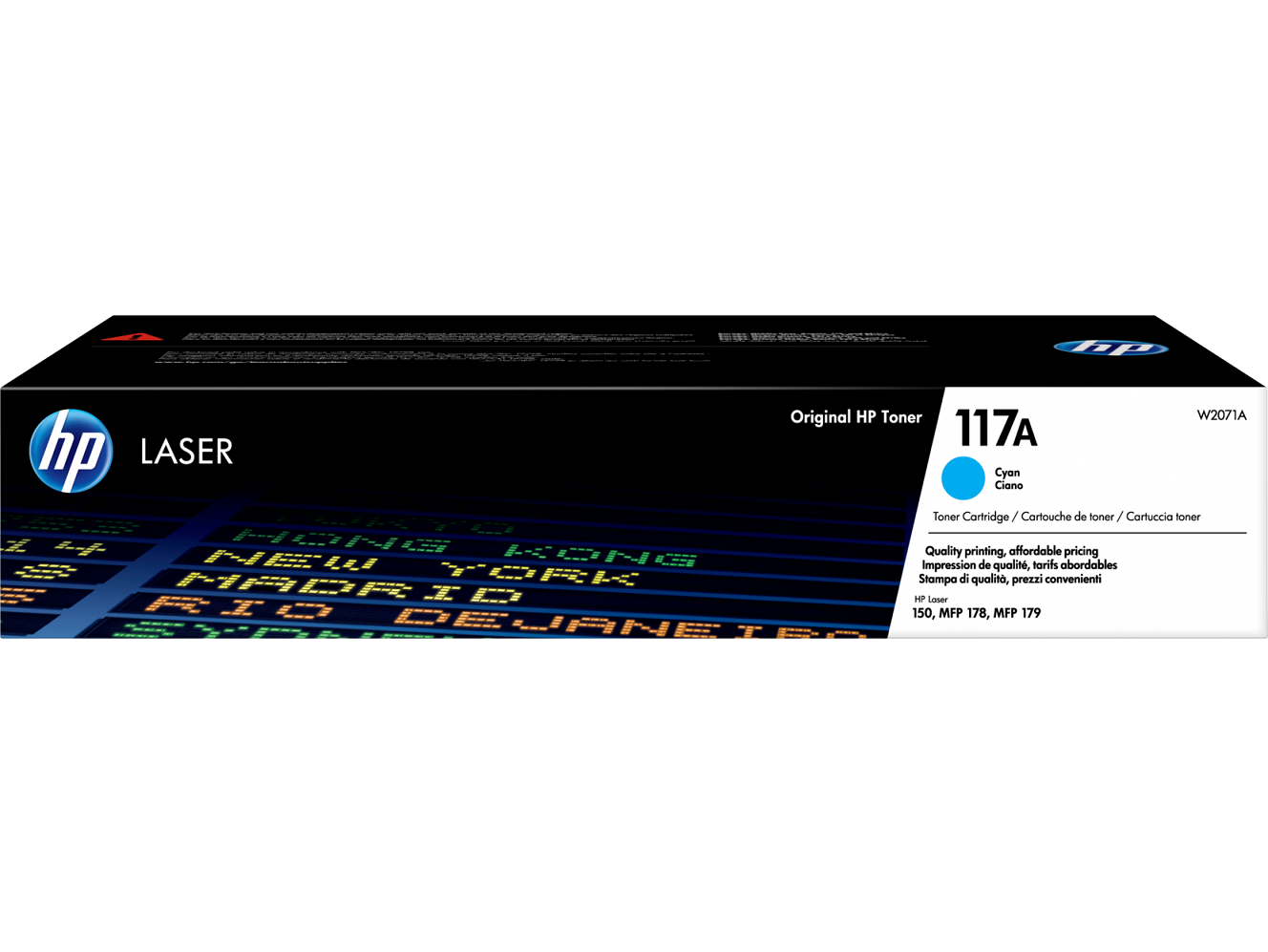 Toner HP 117A W2071A, cian, kapacitet standard